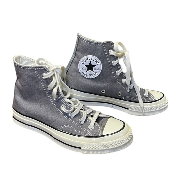 Converse Chuck Taylor All Star 70 Hi Top Sneakers Shoes Gray Men's 5 Women's 7 - Picture 1 of 12